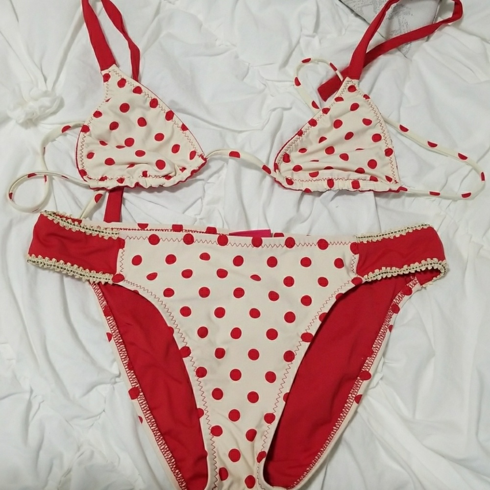 Betsey Johnson Bikini Polka Dot Bikini